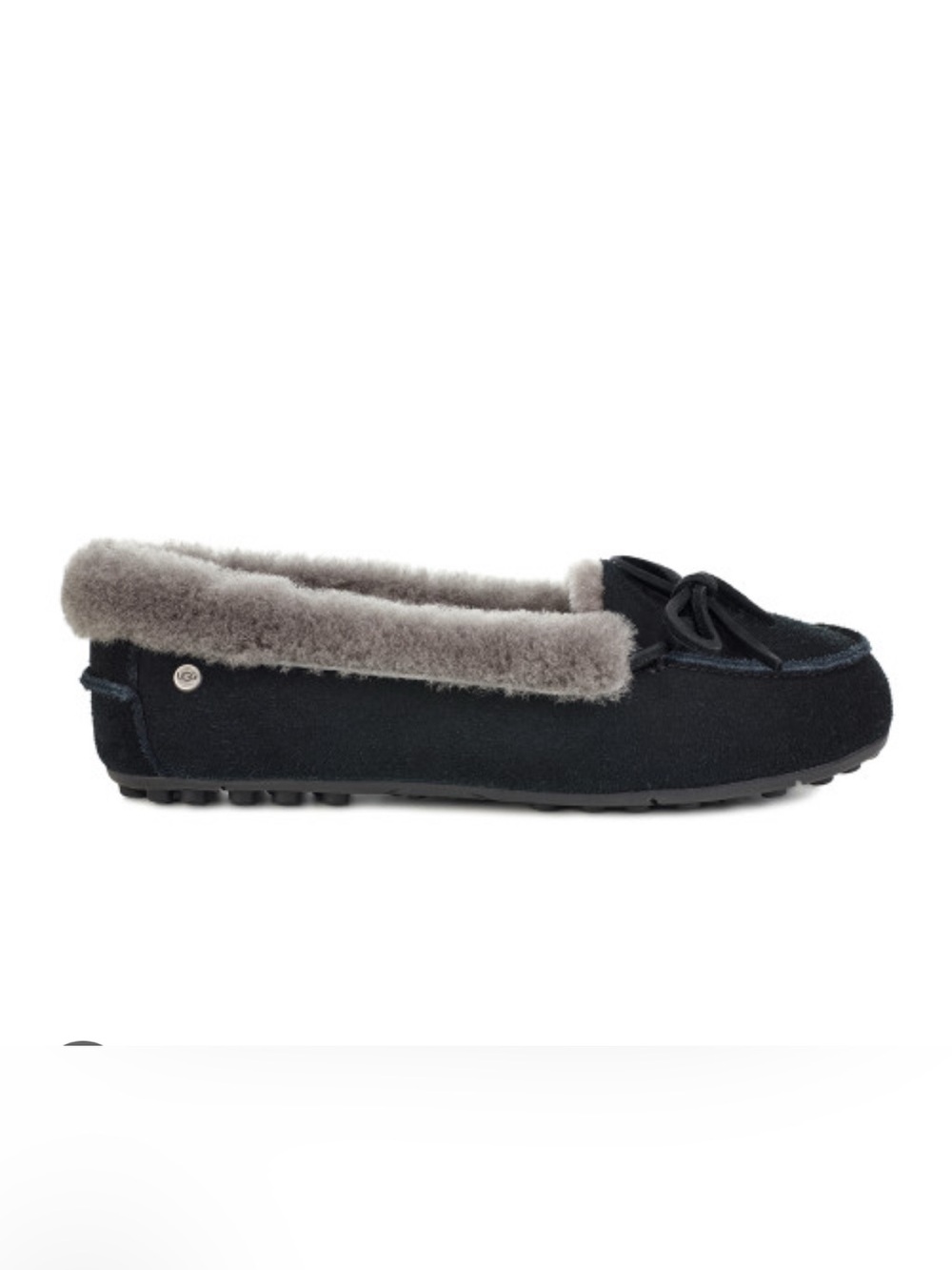 UGG Solana Black Loafers